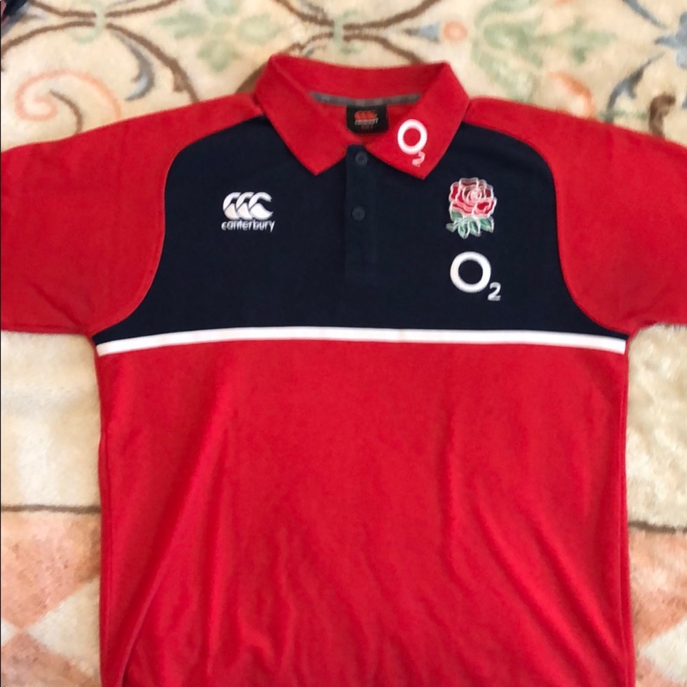 Official Canterbury England Rugby Polo